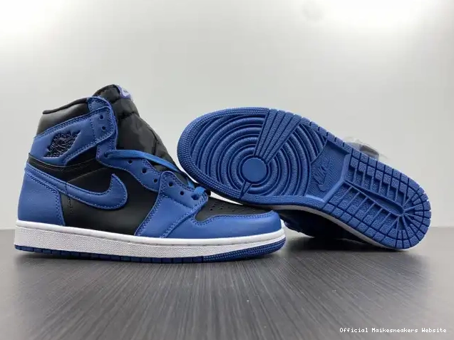Official Maikesneakers Air Blue' Marina 555088-404 OG 'Dark Retro High Jordan 1 0327